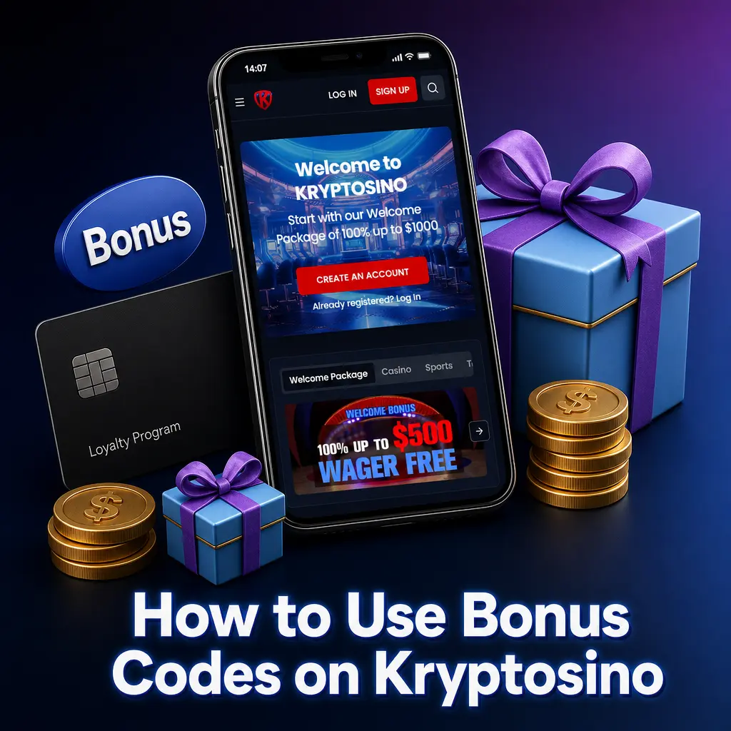 How to Use Bonus Codes on Kryptosino