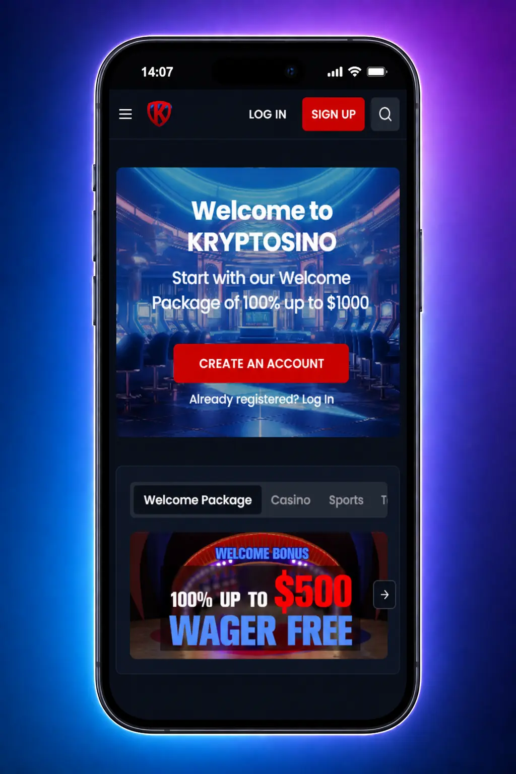 Step-by-step guide on how to use Kryptosino bonuses in Canada, including registration, deposit, and promo code steps