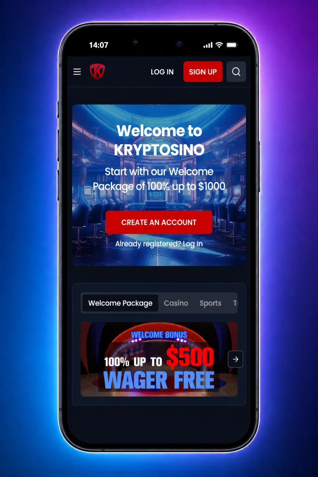 Step-by-step guide on how to use Kryptosino bonuses in Canada, including registration and deposit instructions