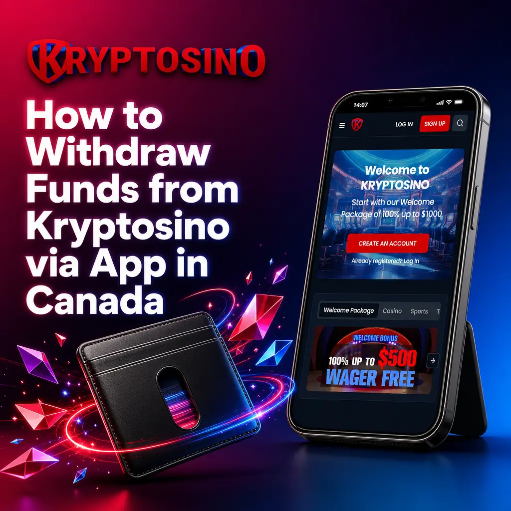 How to Withdraw Funds from Kryptosino via App in Canada