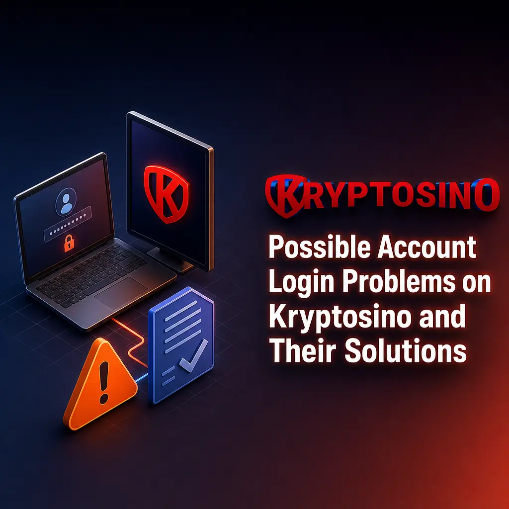Login problems and solutions on Kryptosino