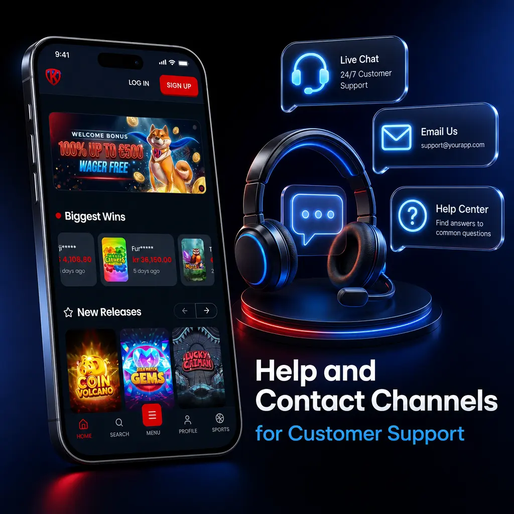 Help and Contact Channels for Customer Support