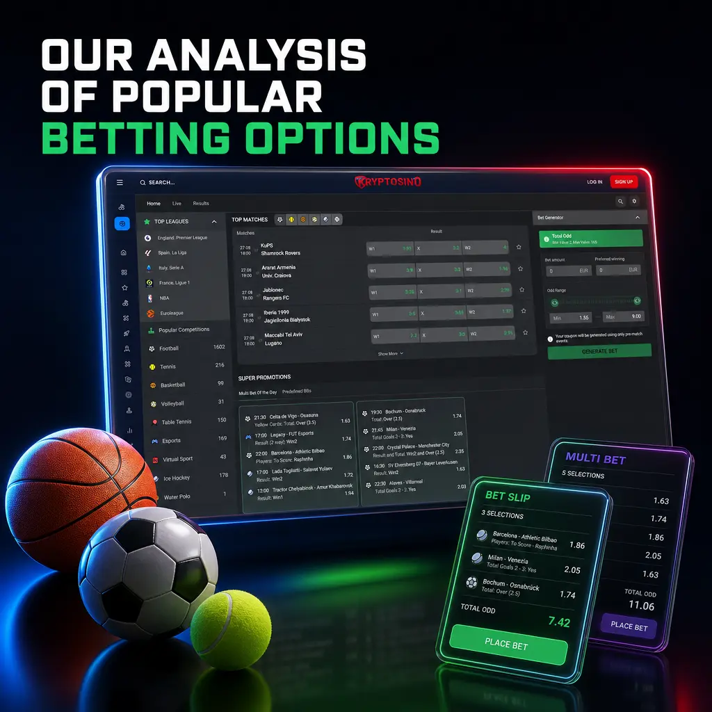 Overview of popular betting options