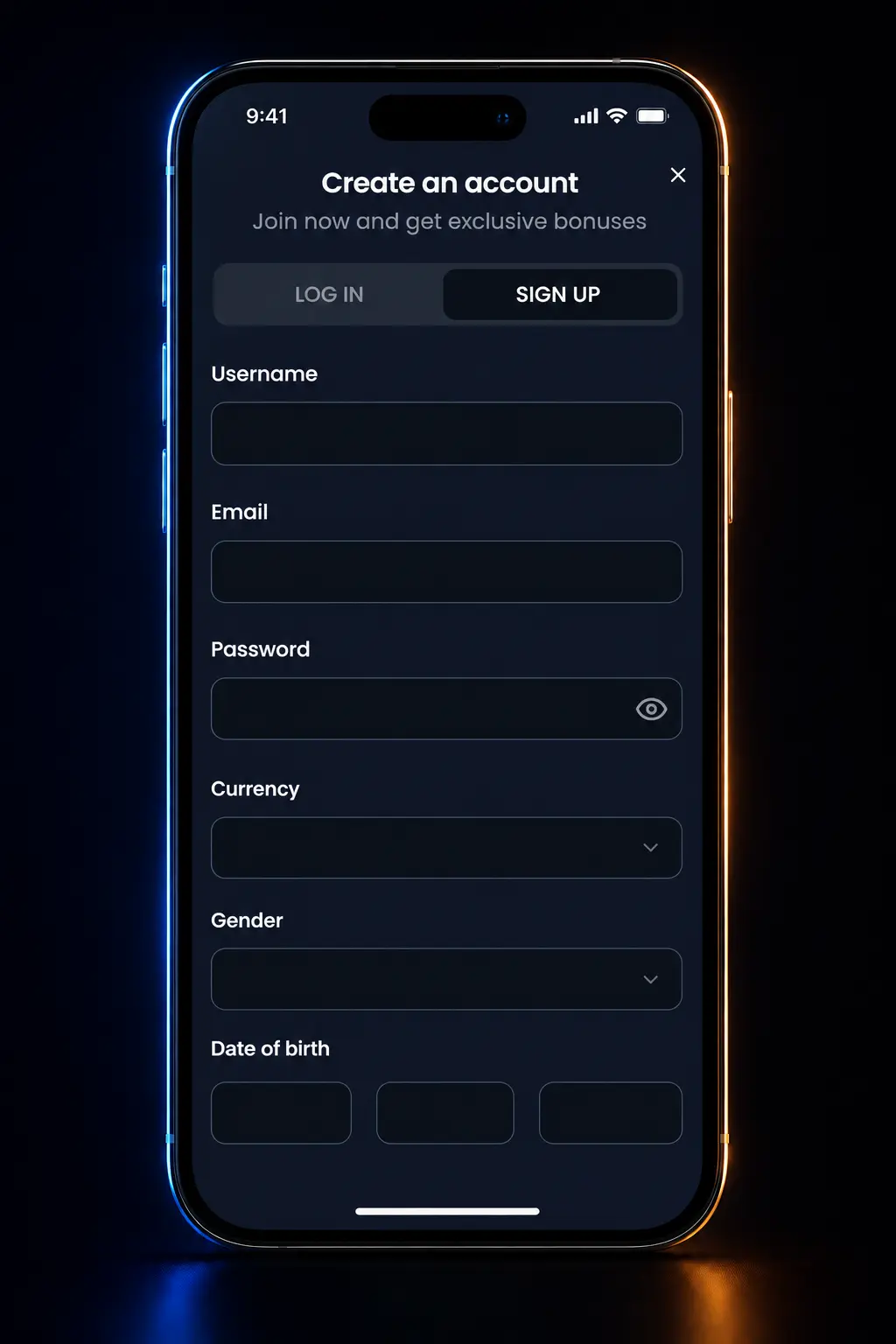 Select a sport and match on Kryptosino